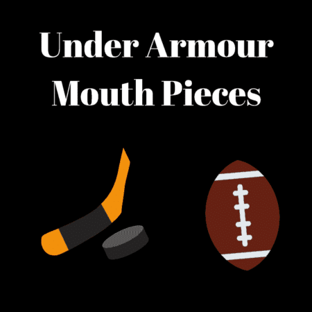 Under Armour Mouth Pieces, hockey, soccer, sports, lacrosse, workouts, wrestling, active sports, guard the teeth, guard the mouth