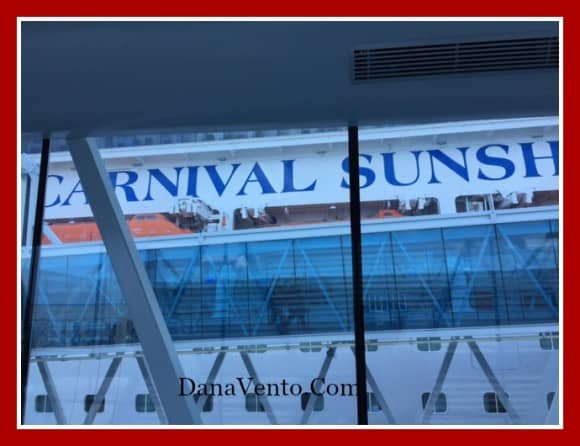 Cruising Carnival, Safety, Security, Luggage & Check-In, boarding, carnival sunshine, cruising, travel, family, boarding on ship, dana vento, carnival cruise lines