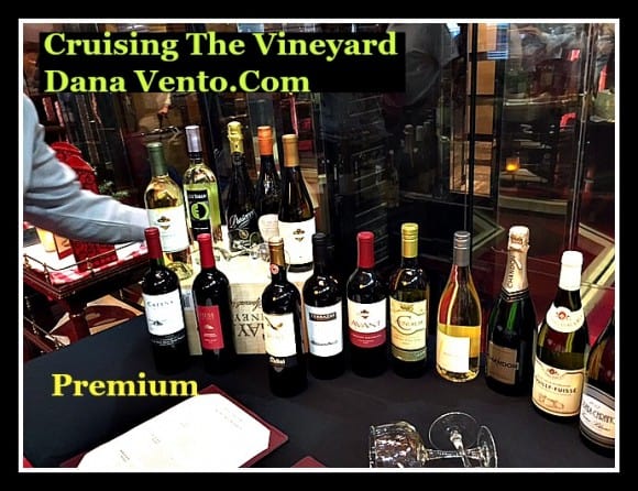 Cruising Carnival Bubbles and Alcohol, juice, apple juice, orange juice, pop, soda, beer, wine, frozen drinks, water, beverages, cruising, dana vento, travel, Cruising the Vineyard, premium