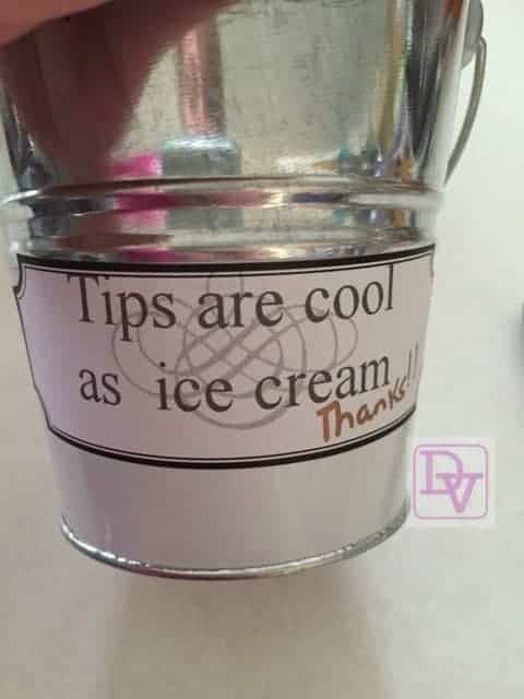 8 Very Effective Tip Jars, tipping, money, ice cream, tip jars, tips, dana vento