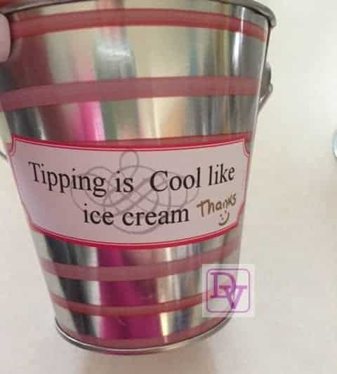 8 Very Effective Tip Jars, tipping, money, ice cream, tip jars, tips, dana vento