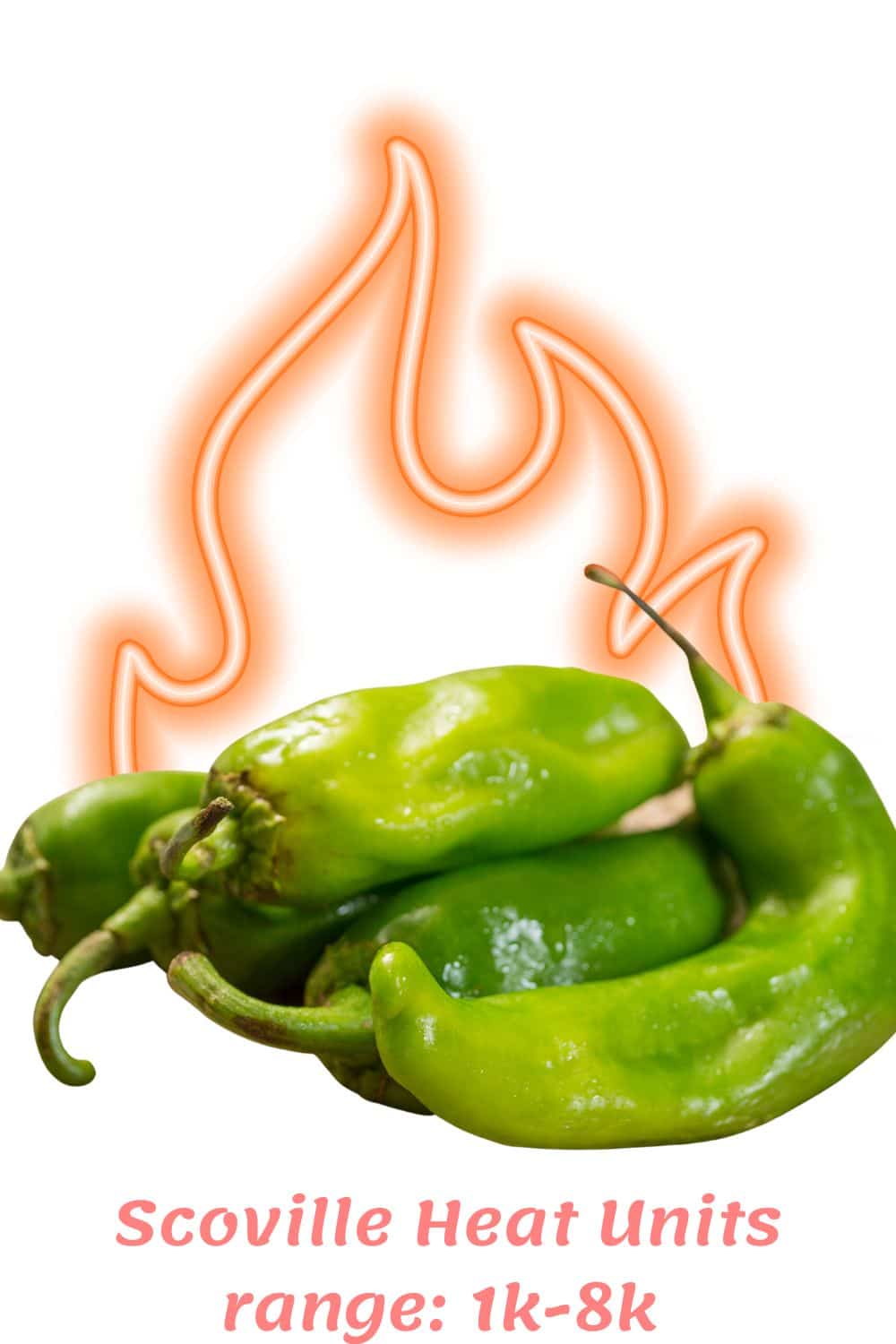 Hatch Chile  Pepper Heat (Scoville Heat Units Range)