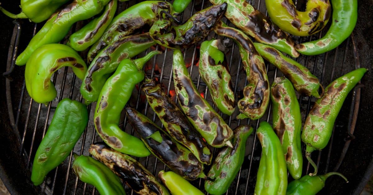 Roasting Hatch Chiles On The Grill