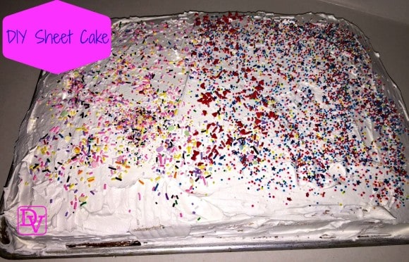 diy cake for under $6, cake, birthday, celebration, sheet cake, 4 cakes mixes, easy to make, recipe, diy list, parties, celebrations, food allergies, foodie, food, cooking, crafts, parties, dana vento, food blogger, diy blogger, travel blogger