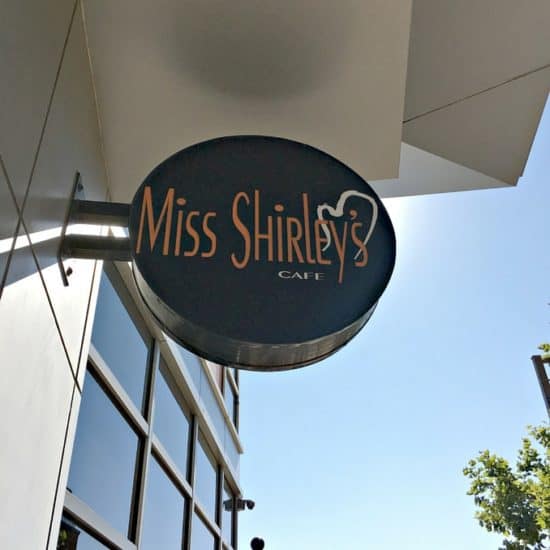 Sign at Miss Shirley's Cafe