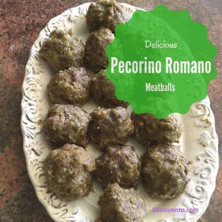 pecorino romano meatballs, sausage, meat, cheese, onion, easy, garlic, recipe, fast, weeknight, bake, broil, saute, oven to table, cooktop to table, rolled, hand packed, pasta, meat, mashed potatoes, gravy, sauce, foodies, food recipe, easy recipe, kid recipe, onions, garlic, cover, leftovers, food writer, dana vento, food, fun,