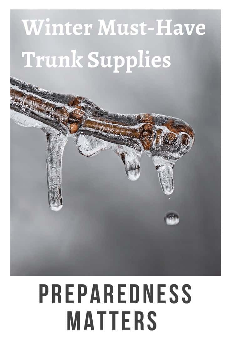 3 must-have trunk supplies for winter, winter travel, ice, snow, rain, blankets, be ready, cars, trucks, suv's, sedans