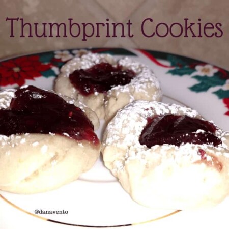 thumprint cookies, jam, sugar, butter, recipe, recipes, food writer, food blogger, easy recipe, holidays, parties, tradition, celebrations, dessert, sweet, treats, cookies, homemade, baking, easy to bake, easy to make, food, Thumprint cookies, easy thumbprint cookies, no nuts, allergen free, nut free, allergy awareness, dana vento food writer, food blogger