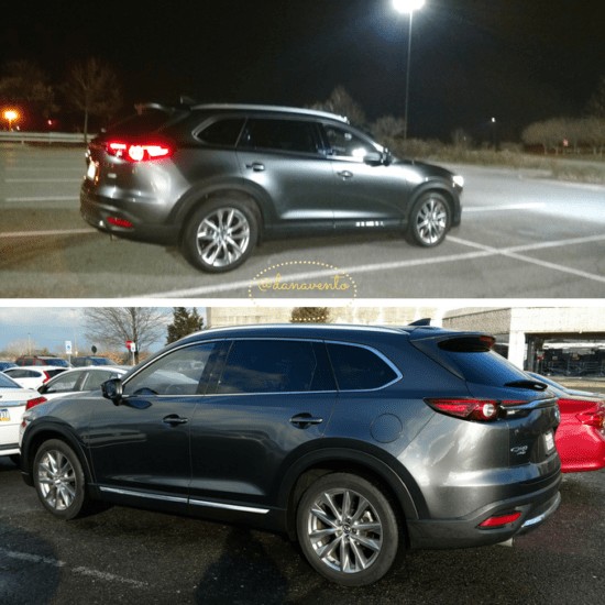 Mazda, Mazda CX-9, Drive Mazda, 2016, 20" alloy wheels, awd, stering, power automatic door locks, cruise control, heated front seats, trailer stability assist, 3 row seating, 7 passenger, cargo space, led headlights with auto on/off, high beam conrol, roof mounted shark fin antenna, electronic parking brake, heated power mirrors, blind spot monitoring, 310 lb ft torque, 227 hp, all season tires, power moonroof, tilt leather steering, driver seat memory 2 positions, rosewood interior, 2nd row sunshades, auto blog, car, vehicle, mazda suv, largest mazda suv, autoblogger, auto writer, cars, vehicles, suvs, dana, pittsburgh, test drive, overview
