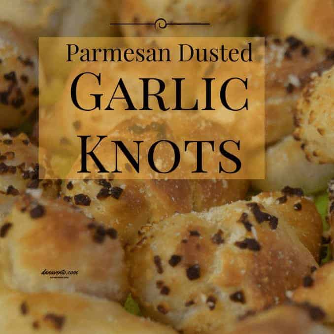 Garlic Knots, Parmesan Dusted Garlic Knots