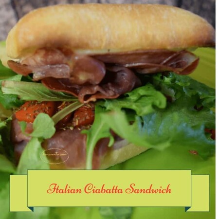sandwich, sopressata, capicolla, lettuce, ciabatta, dressing, boursin, provolone, toasted, broiled, toaster oven, toaster oven recipe, baked, homemade, artisan like, recipe, food recipe, cooking, easy meal, authentic, italian, italian food, good, easy food, ready to go, roasted red peppers, red onions, goodies,gweech, traditional food, food blog