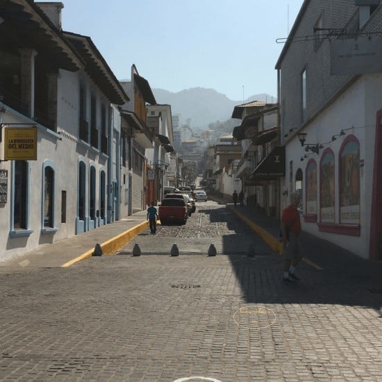 Puerto Vallarta Malecon. Strolling and seeing side streets 