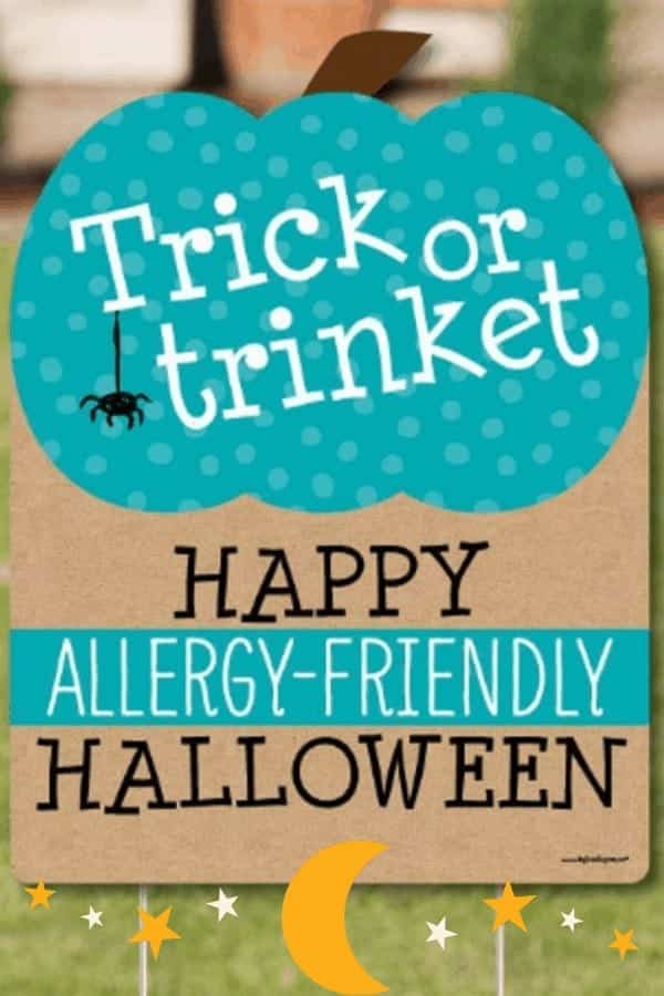 how teal pumpkins raise allergy awareness, tricks, treats, food, candy, non candy, non food, give, treats on Halloween, trunk or treating, meaning, purpose, helpful, nut free, dairy free