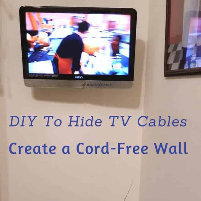 Hide TV Wires and how it looks 