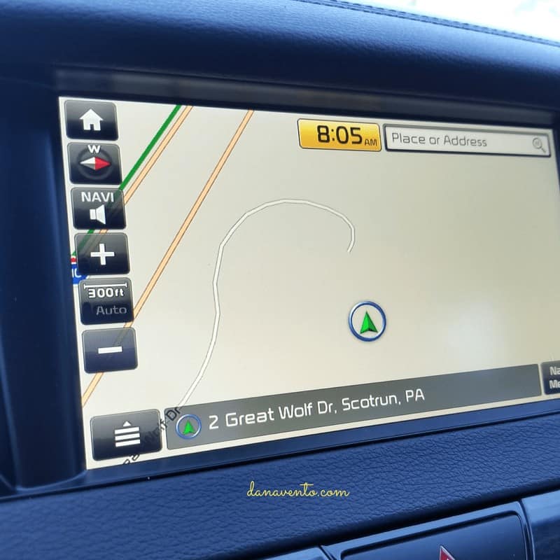 Kia Cadenza Limited has a fabulous  Navigation system offered an 8"  touchscreen and a rear camera