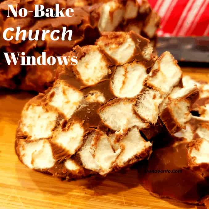Church Window Cookies, no bake recipe, kid friendly recipe, marshmallows, microwave, stir, mix, wax paper, refrigerate, no cookie trays, fast, easy, simple, good recipe, holiday recipe, melts, chocoloate, sweet treat, dessert, cookie platters, Santa Claus, Party food, slice and serve, keep refrigerated, yummy, delicious, easy and fast recipe, no baking required, holiday baking, video recipe, step by step