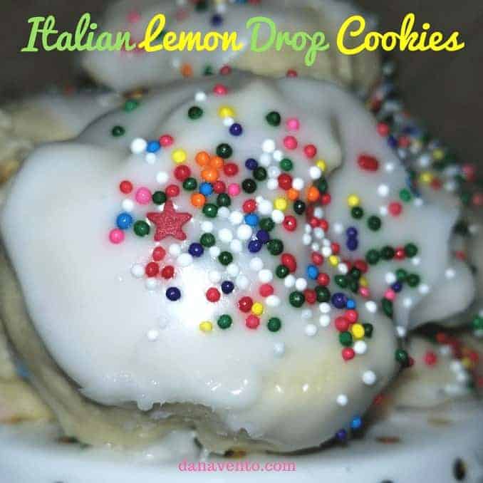 Best Italian Lemon Drop Cookies up close