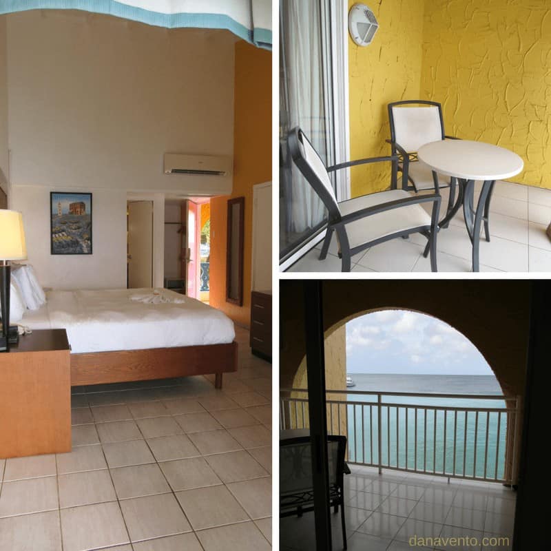 Oceanview from balcony and interior room image Divi Flamingo Bonaire 