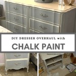 Chalk Paint Bedroom Furniture Makeover, Chalk Paint Diy Dresser