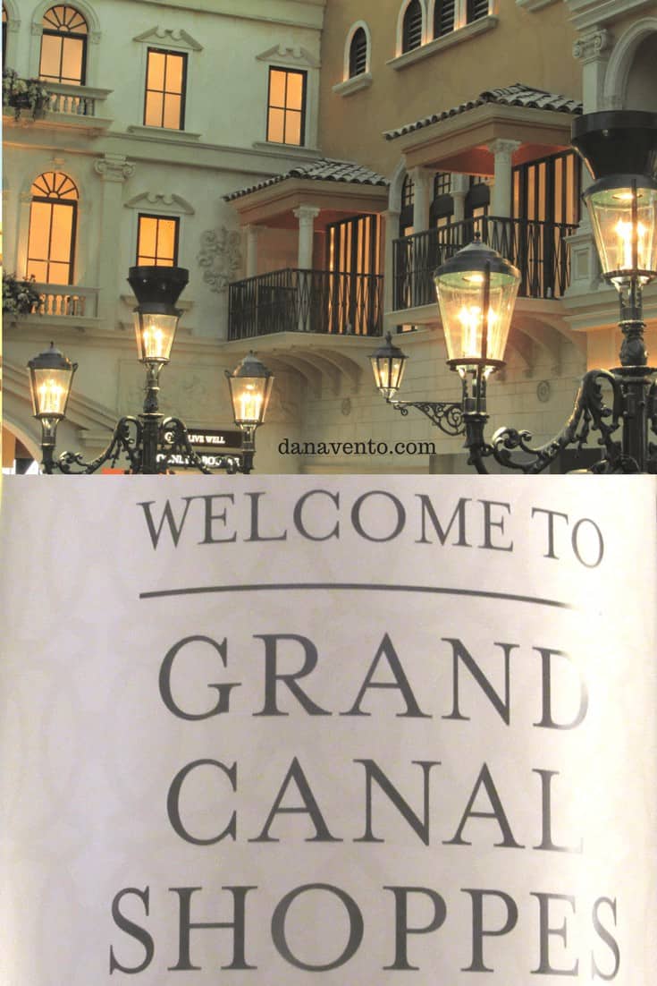 Grand Canal Shoppes in Vegas 