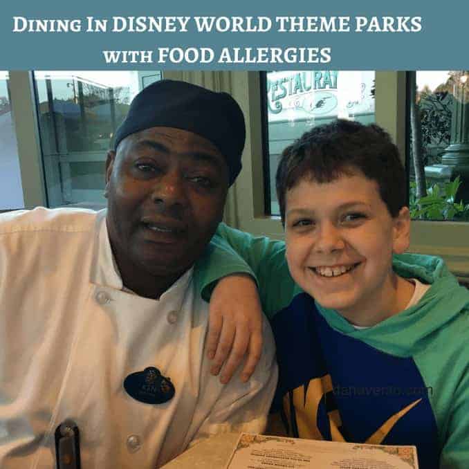 Disney World Theme Parks With Food Allergies (Niko with Chef) 