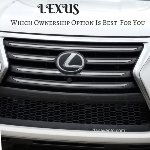 Which Lexus Vehicle Ownership Option Is Best For You