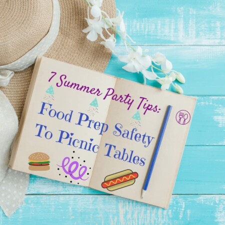 free from ammonia, fragrances, and dyes, 3 simple ingredients,germs, bacteria, pools, tables, door, door handles, kitchen counters, salad, food, raw meats, sinks, sink handles, stove tops, chairs, picnic tables, glass tops, chairs with arm rests, bottles, grilling, grilling utensils, clean, pacifiers, tables, spray and set, wipe, spray and wipe, wipes and dry, contact surfaces, parties, party season, summer, outdoors, outdoor, outdoor living, picnics, picnic time, gathering, gatherings, meats, cheese, fishes, raw foods, 7 summer party tips: food prep to picnic tables, to do, not to do, safety, food safety, cleaning, how to, cooking, preparation