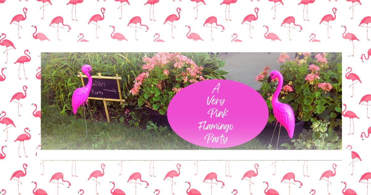 A Very Pink Flamingo Party + decor for how to throw a pink flamingo party