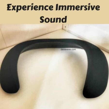 how to experience immersive sound wirelessy, tech, Best Buy, How To Experience Immersive Sound Wirelessly, tech, gadgets, sound, no earphones, no earbuds, no headsets, rests on shoulder, order. online, in store, instore pickup, Bluetooth, fast, easy, get the APP, BOSE, SOUNDSWEAR Companion,