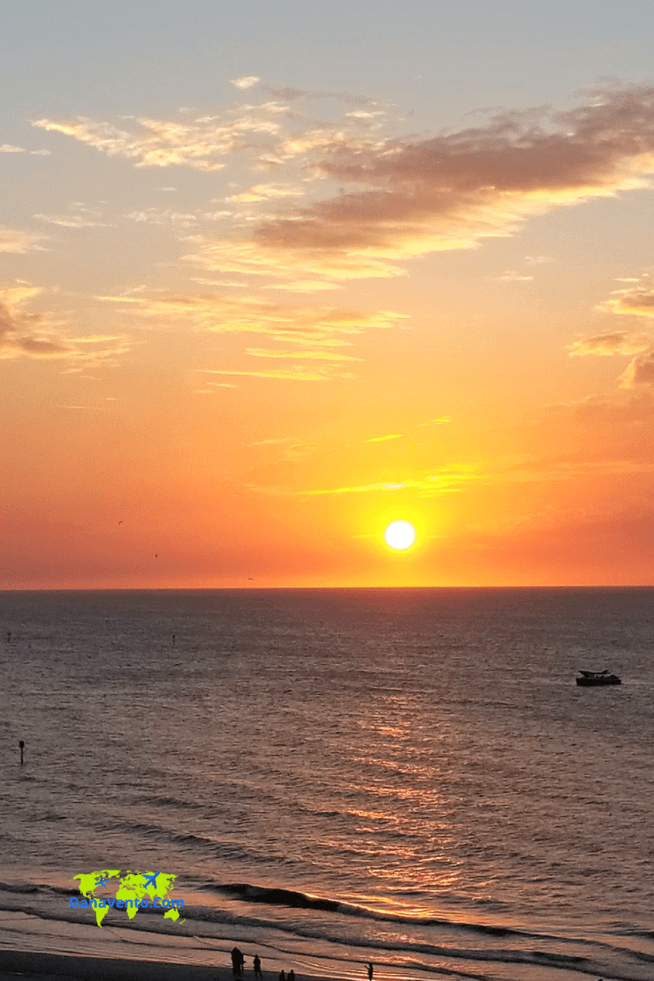  A beautiful view of the ocean in Clearwater after driving over one of the USA Bridges to get here! 