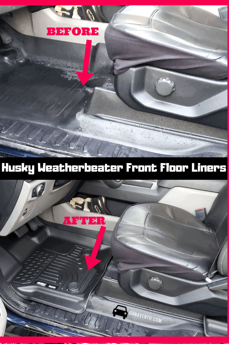 F150 with Husky Weatherbeater Front Floor Liners 