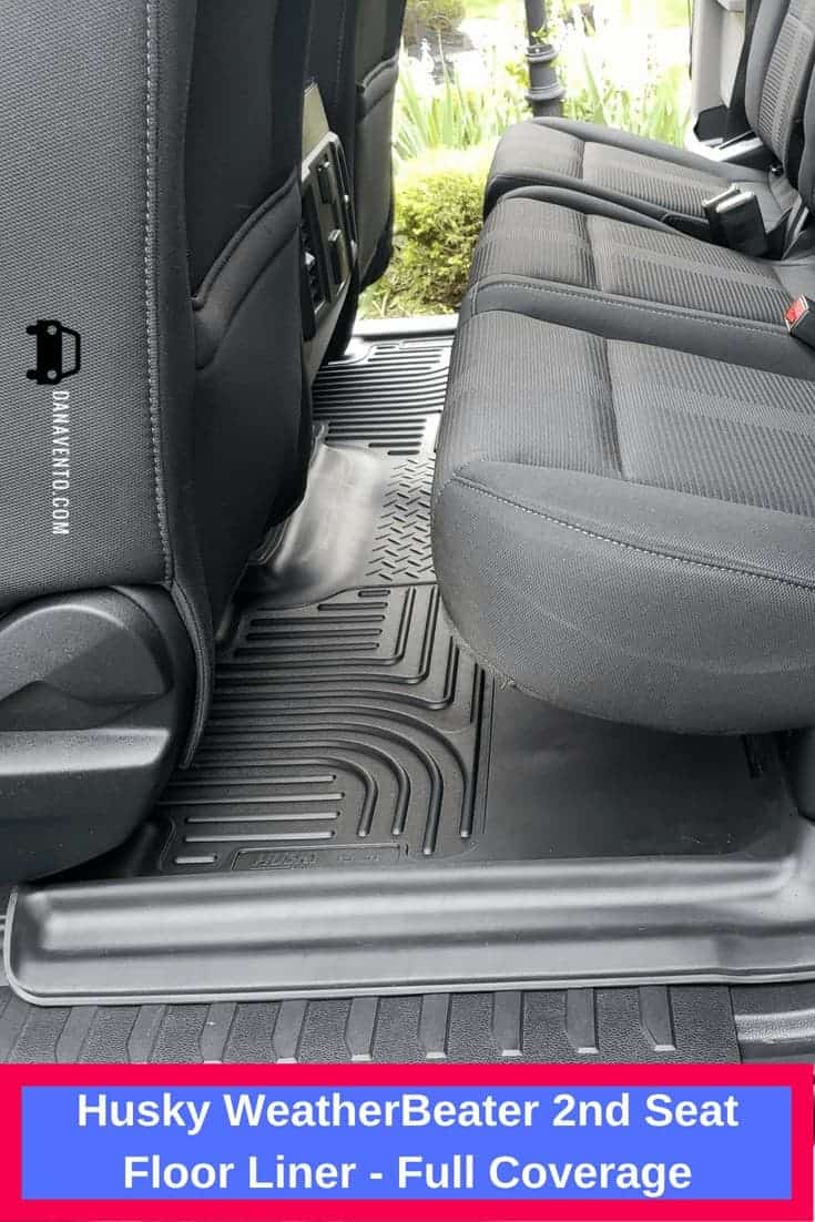 Husky WeatherBeaters 2nd Seat Floor Liner in an F150 