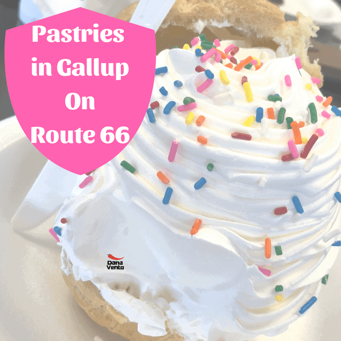 Bakery in New Mexico on Route 66. Whipped Eclair 