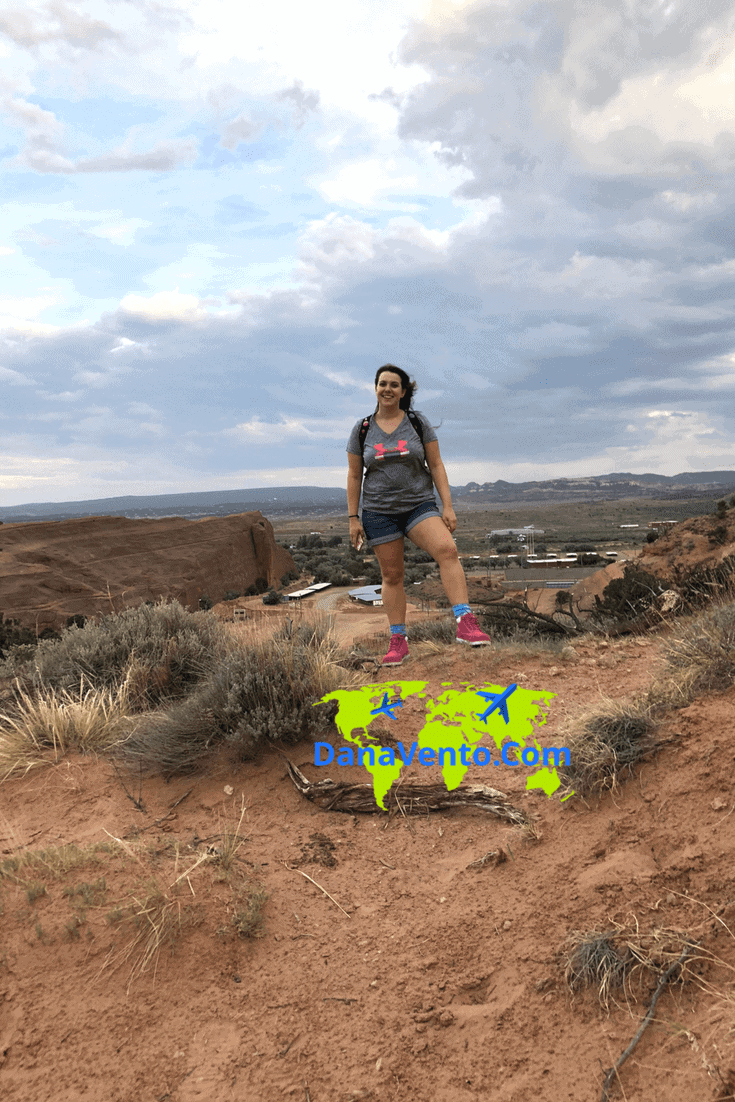 New Mexico summer Packing List - Kallie in Red Rock hiking 