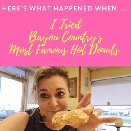 Here's What Happened When I Tried Bayou Country's Most Famous Hot Donuts , DONUTS, CAJUN COUNTRY, BAYOU COUNTRY, DOWN SOUTH, DEEP SOUTH, LOUISIANA, HOUMA, MAKE HOUMA HAPPEN, GOOD EATS, WHERE TO EAT, TREATS, SWEETS, DONUTS IN THE USA, DONUTS IN HOUMA, STOP, DESTINATION, FOODIE MUST, BIG SELECTIONS, MONSTROUS DONUTS, WHAT TO EAT, HOT GLAZED DONUTS, DONUTS IN CASE, DRIVE THROUGH, STOOLS, FIFTIES, ECLECTIC, CUTE, FUN, PARKING, MUST DO, MUST EAT, TRAVEL DESTINATION, FOODIE DESTINATION, WHERE THE LOCALS GO, SUGAR, SWEETS, GLAZED, RAISED, HOT, COLD, CINNAMON, BACON TOPPED, MAPLE, SUGAR, POWDERED, MENU, FAST BITES, PARTIES, OFFICE PARTIES, TREATS FOR HOLIDAYS