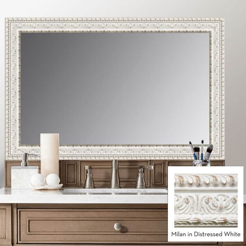 HUDSON BEFORE AND AFTER, MIRROR CHIC, FRAME YOUR MIRROR, WHY TO FRAME YOUR MIRROR, DIY, UPGRADE, 5 STAR, HOUSE SELLING, STAGING, WHAT TO DO, WHAT TO KNOW, MIRROR CHIC, CUSTOM QUALITY FRAMES, MEASURE, SAMPLES, COLORS, STYLES, INSTALL YOURSELF. ON MIRROR, NO DISMOUNTING, TIPS, TRICKS, FAST AND EASY MIRROR FRAMING