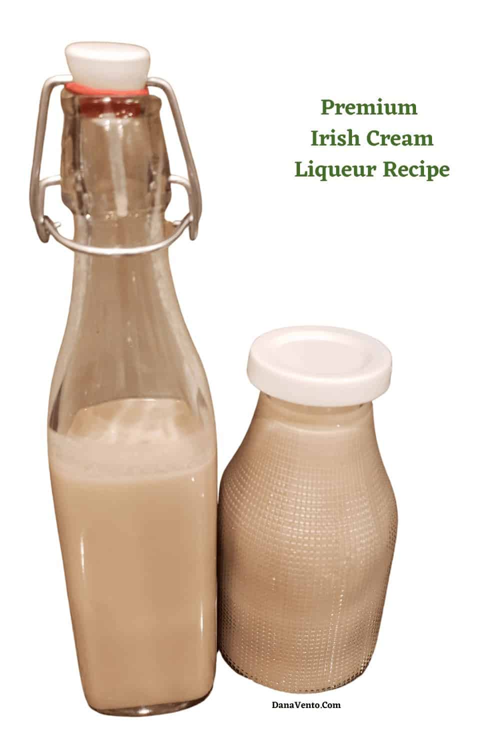 Bottles that are air tight holding Irish Cream 