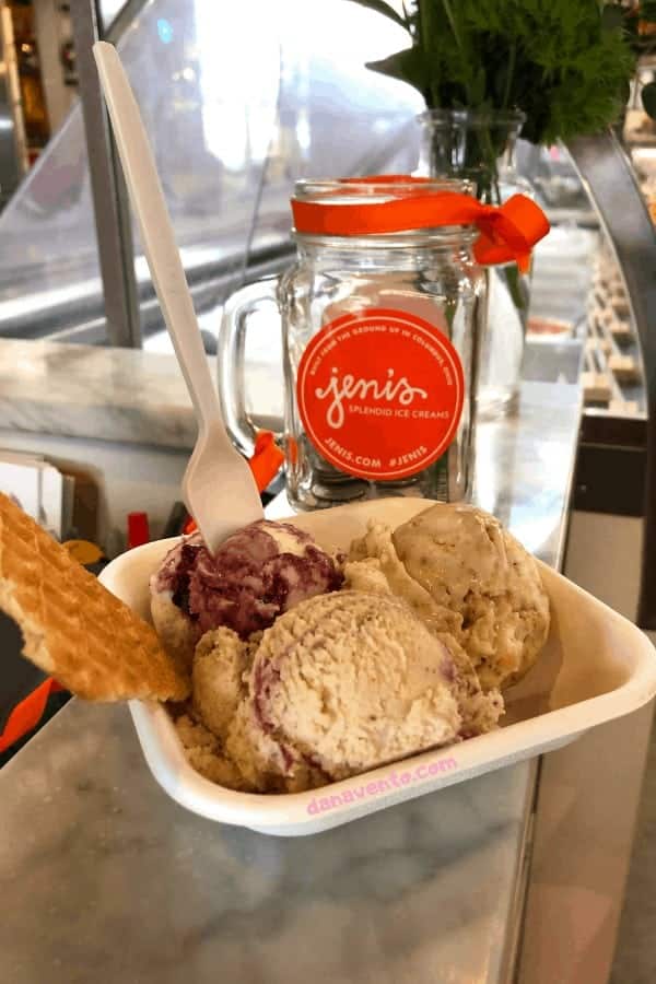 Jeni's Ice cream yum. 