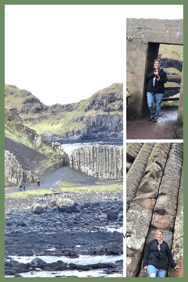 Giant's Causeway from top and bottom 