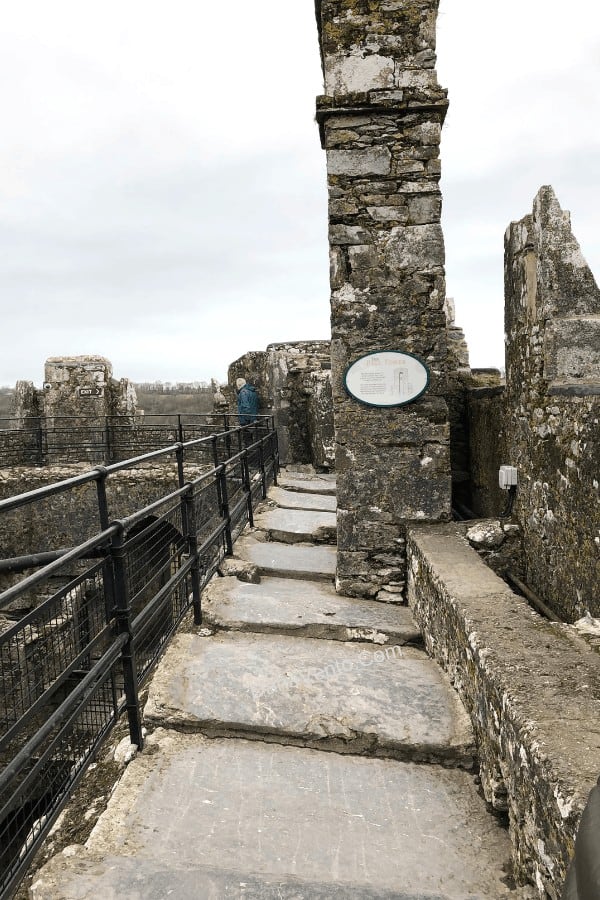 Blarney Castle. Ireland - at the top 