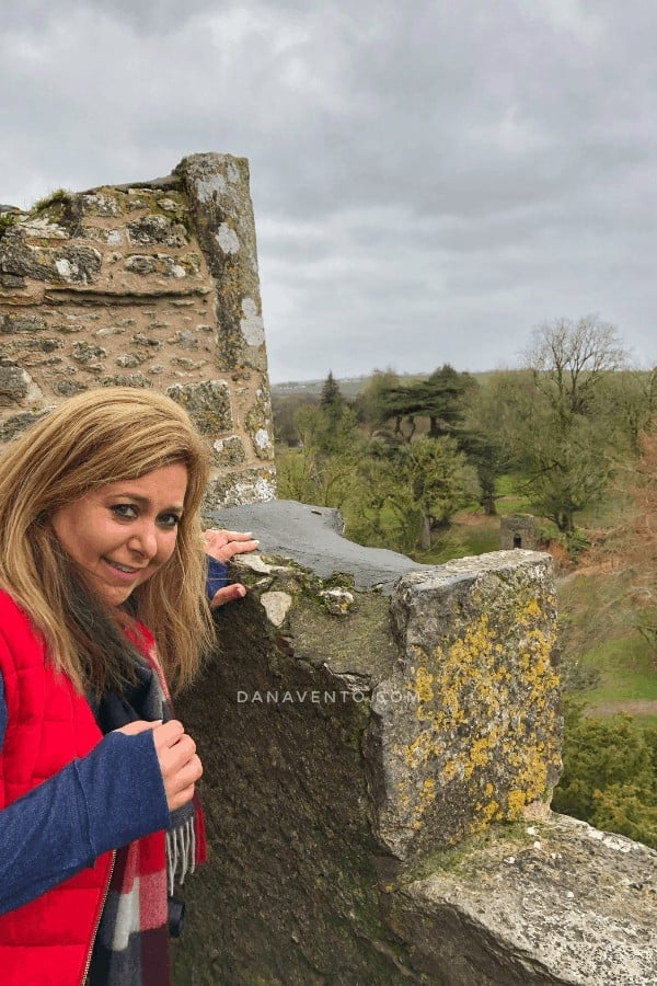 Me at the top of Blarney Castle 