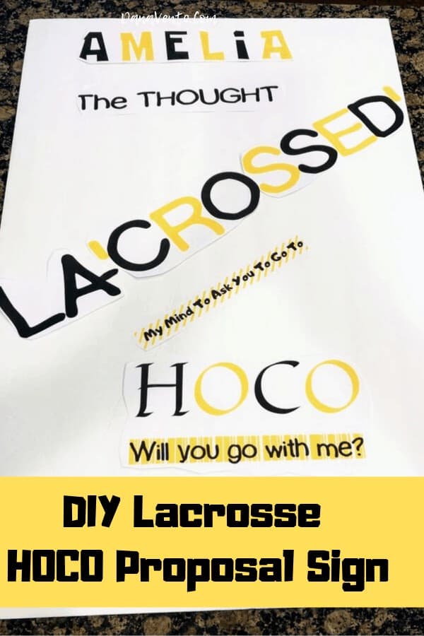 What the fonts will look like on the HoCo LAX Proposal Sign 