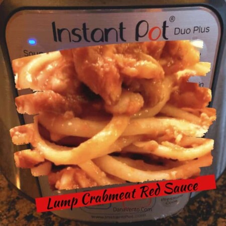 Instant Pot Crabmeat Red Sauce For Pasta , crab meat, crabmeat sauce, red sauce, holiday, holiday sauce, easy red sauce, easy pasta sauce, sauce for pasta, pasta sauce in red, cooking, homemade, traditions, traditional white and red sauce, Christmas, New Year's Eve, Easter, Parties, Lump Crab, Crab Meat for sauce, Cooking, food, homemade, artisan, food prepared, prepared at home, how to, food diy, recipe, food recipe, food instructions, how to cook, food prep, greens, meatless, meat, food post, recipe post, diy post, kitchen, hands on, yummy, delicious, green and mean, fabulous food, easy to prepare, at home preparation, food prep in your home, you are the chef, go you, cooking recipes, edible, good eats, yummy, instant food, instant good, meals at home, dinner, lunch, side dishes, picnics, parties, Good eats, allergen friendly dining, eating out with allergies, brunch food, lunch food, lively libations, coffee and alcohol, sandwiches, platters, large servings, destination, yummy, fabulous food, food fresh prepped, the Chef does it all