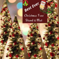 #1 Very Best Christmas Tree Stand and Mat | A Must-Have Set