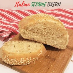 Mini loaf of Italian Sesame Bread