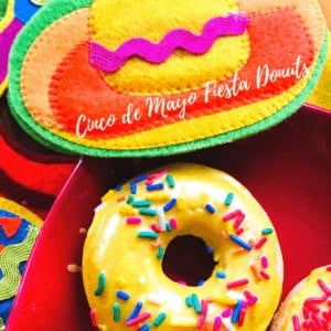 Colorful Yummy Fiesta Donuts. Perfect for Cinco de Mayo! 11 Cinco de Mayo Fiesta Donuts