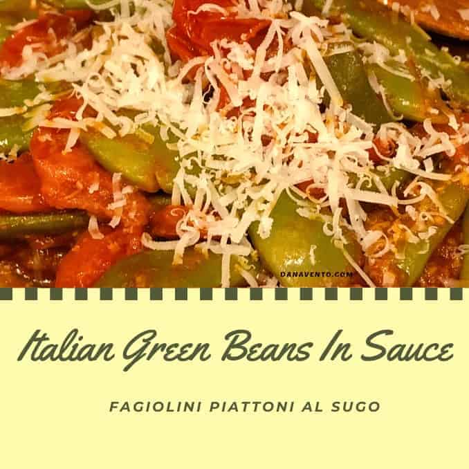 Italian Green Beans in sauce 