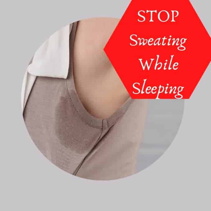 Read This To Stop Sweating While Sleeping in One Simple Step an image of armpit sweating during sleeping 