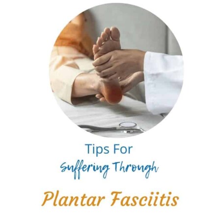 at Dr. with Plantar Fasciitis being diagnosed