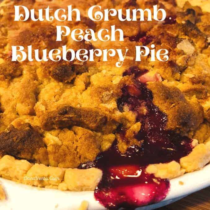 baked dutch crumb blueberry pie